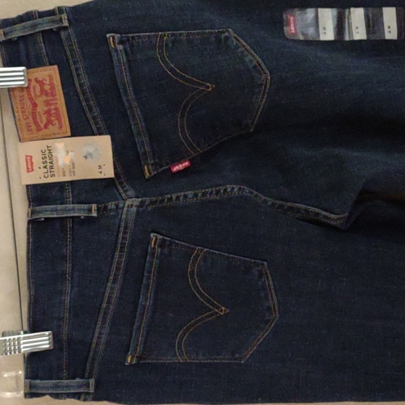 🆕 Levi's Sculpt Classic Straight mid rise Jeans Size 4 - Picture 6 of 10